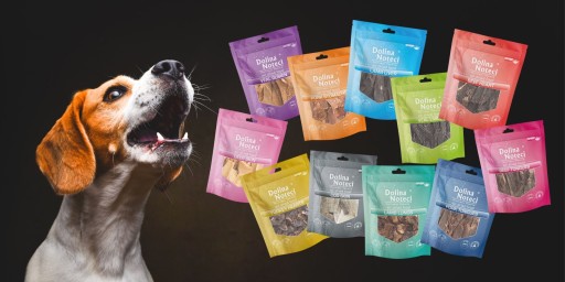 Dolina Noteci Natural Treats prírodné maškrty pre psov, hovädzie srdce 100g