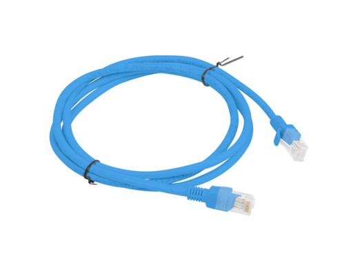 PATCHCORD CAT.5E UTP 1,5M BLUE FLUKE PASSED LANBERG