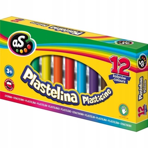 Plastelína AS 12 farieb