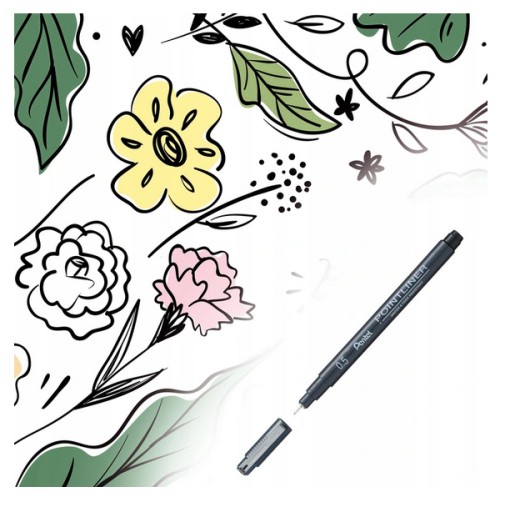 Pentel Pointliner 0,5 čierny