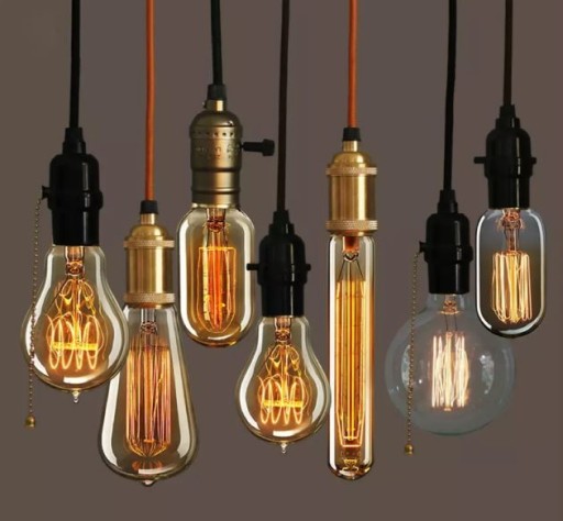 Ozdobná ŽIAROVKA E27 RETRO Edison ST64 - DYMOVÉ SKLO - SILNÁ