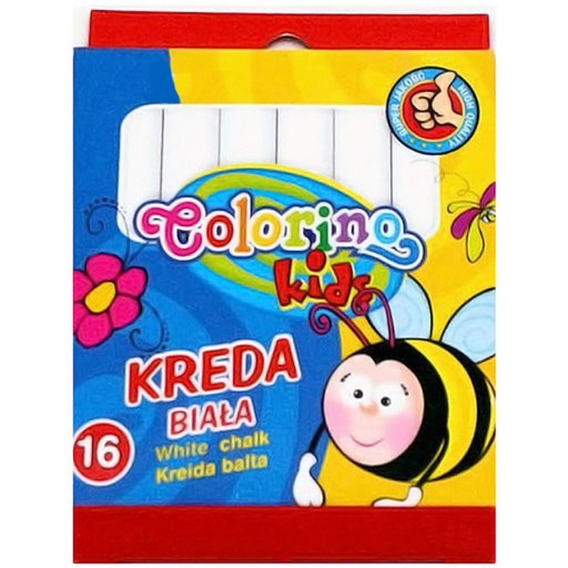 Colorino Bezprašná biela krieda 16 ks 14786