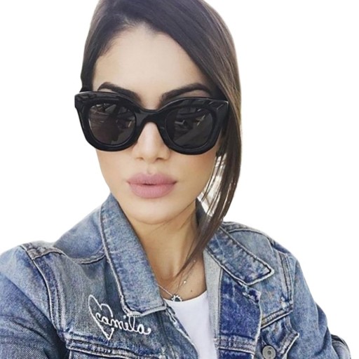 Dámske SLNEČNÉ OKULIARE CAT EYE, ČIERNA