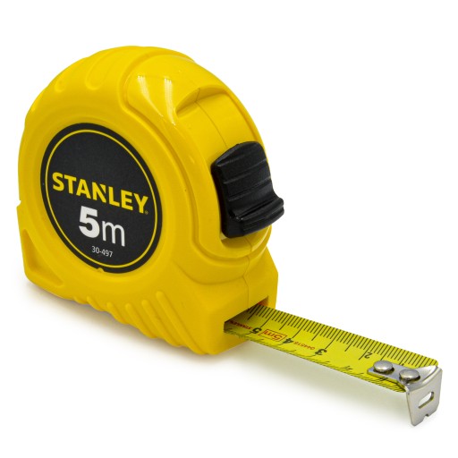 STANLEY METAL ROLAČENIE 5M 19MM ŽLTÉ PRE PRÁCU