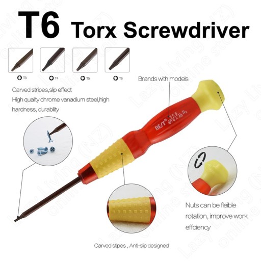 Skrutkovač Torx T6 pre podložky Xbox One