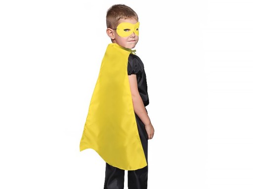 CAPEA SUPERHERO VYNIKAJÚCA ŽLTÁ 55