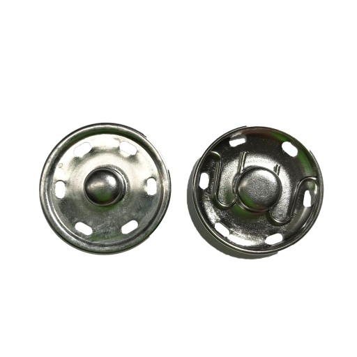 Kovové západky (6) pr. 15mm STRIEBRO 3 kusy