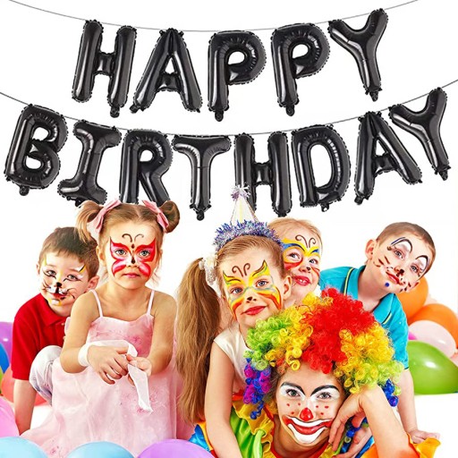 Fóliový balónový nápis HAPPY BIRTHDAY fólia 1-99.narodeninová girlanda PARTY
