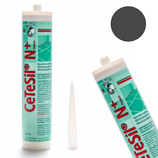 Sanitárny silikón NEUTRÁLNY ANTRACIT univerzálny elastický tmel