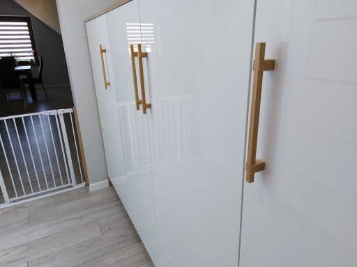 Drevená nábytková rúčka z dubu, dĺžka: 262 mm