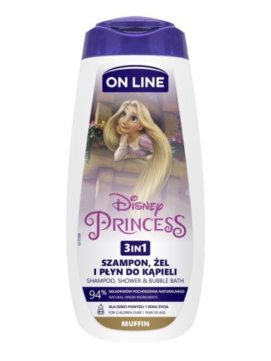 On Line Disney Gel 3v1 Princess Muffin 400ml