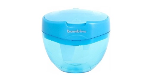 Trojitý plastový orezávač s nádobou Bambino 03042