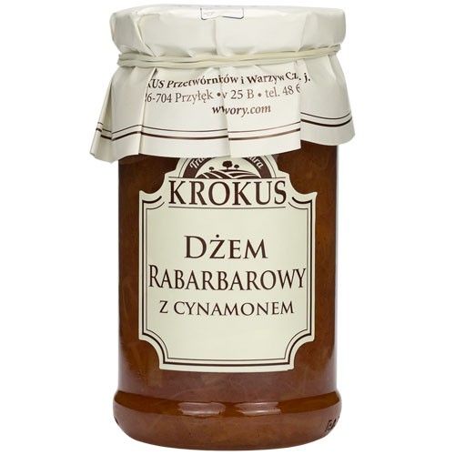Rebarborový džem so škoricou 235g KROKUS
