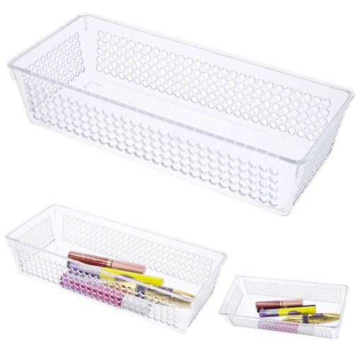 Úložná nádoba 27x11x6 cm plastový kôš na príslušenstvo