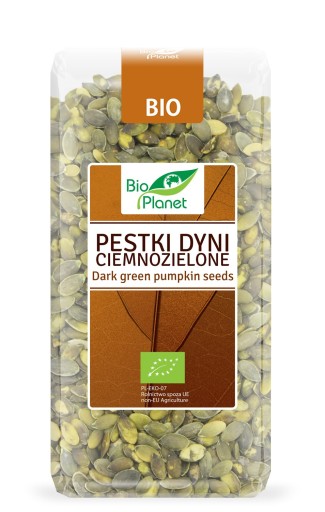 Tmavo zelené Tekvicové semienka 350g - Bio Planet - ECO