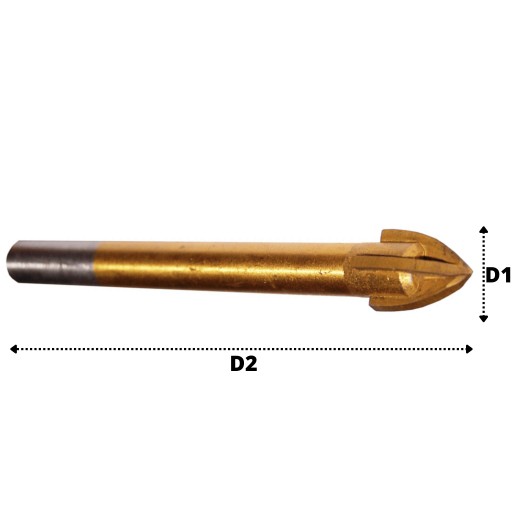 UNIVERZÁLNA VŔTAČKA DO TItánových skiel 6,0 mm