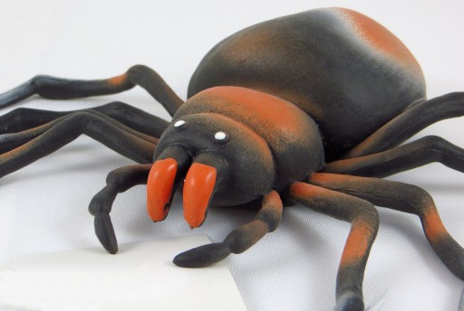 Gumový pavúk tarantule s hráškom 16p