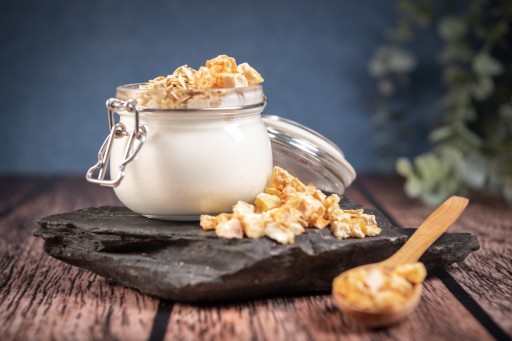 MRAZOM SUŠENÁ PAPAYA ovocné krúpy z papáje 20 g aromatické chrumkavé