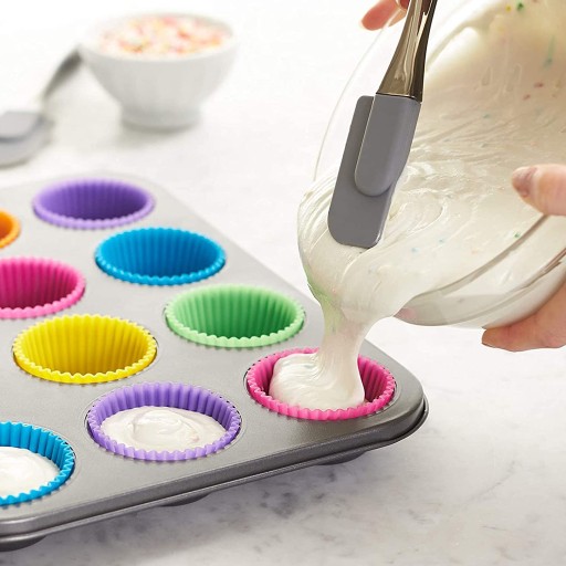 Silikónové formy na muffiny, 1 ks