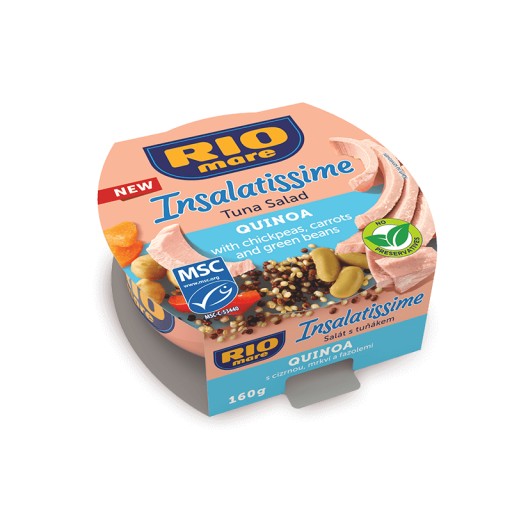 ŠALÁT S RYŽOU QUINOO A TUNIAKOM 160g RIO MARE