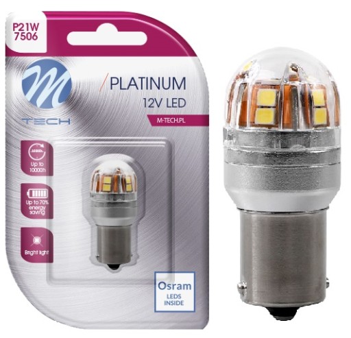 P21W M-TECH Osram LED DRL žiarovka pre denné svietenie