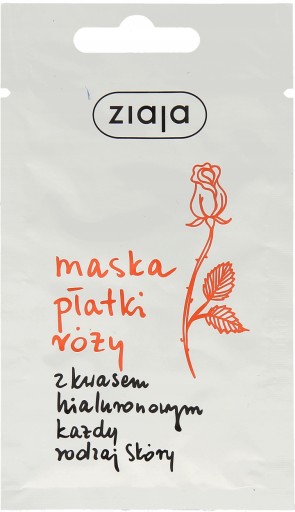 ZIAJA ružová maska na mladosť 7 ml