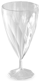 Plastové poháre na víno Narodeninová svadba Silvestrovská párty 200ml 6ks.
