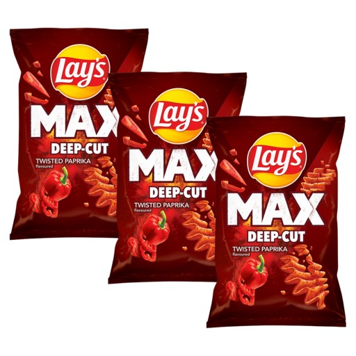 Lay's Lays Max Paprika Zemiakové lupienky 3X 120g
