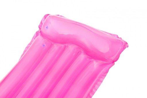 Farebný plážový matrac priehľadný 183 x 76 cm BESTWAY ružový