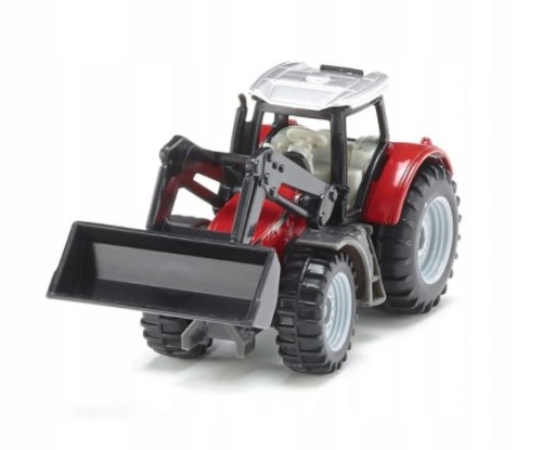 Traktor Massey Ferguson s čelným nakladačom Siku