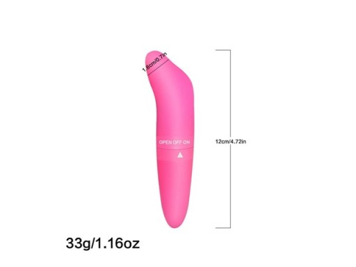 MINI KLITORÁLNY VIBRÁTOR G-SPOT MASÁŽER