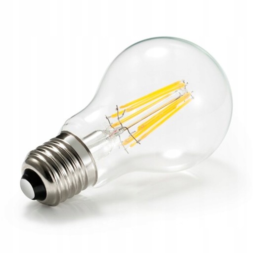 E27 LED ŽIAROVKA ŽIAROVKA 6W STUDENÁ BIELE EDISON A60