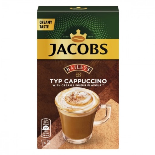 Jacobs Cappuccino Baileys Sachets 8 ks 92g
