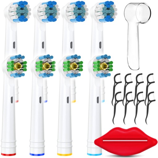Univerzálne hlavice na zubnú kefku Oral-B - 2 modely, 8 kusov