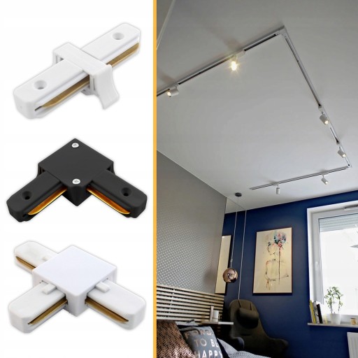LED REFLEKTOROVÁ LAMPA GU10 pre 1-fázovú prípojnicu