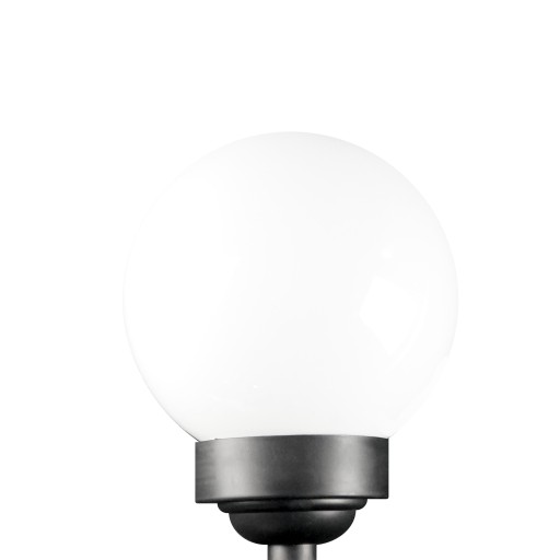 Solárna záhradná lampa biela guľa 15 cm LED