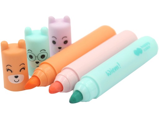 ZVÝRAZŇOVAČE, ZNAČOVAČE, MINI FEELITY, 6 PASTELOVÝCH FARIEB