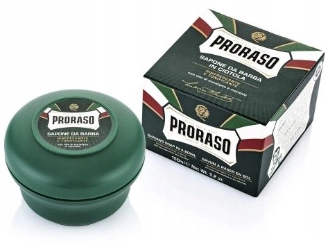 Zelené mydlo na holenie PRORASO Green Line GREEN Soap 150ml Eukalyptus