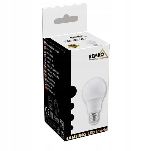 LED neutrálna guľová žiarovka E27 7,5W 4000K 740lm BEMKO SAMSUNG