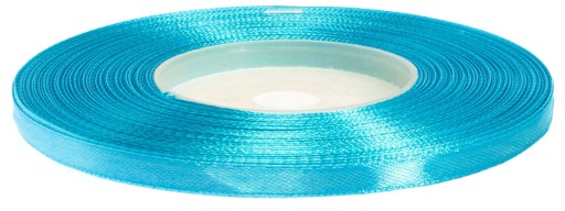 Saténová stuha 6 mm 32 m - tyrkysová