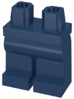 LEGO FEET LEGS PRE POSTAVKY NÁMORNÍCKA MODRÁ Č. 970c00