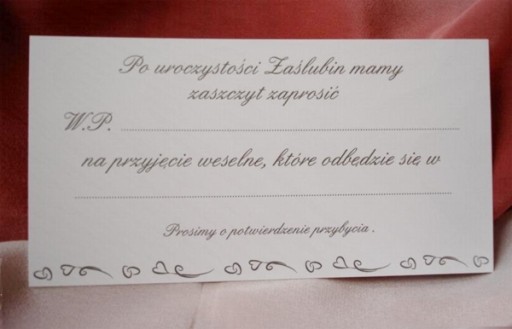 Svadobné oznámenia, svadobné oznámenie - srdiečka