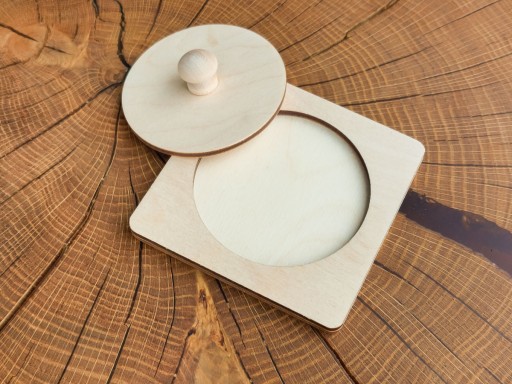 Puzzle blok Montessori kruh vzdelávacie puzzle bloky