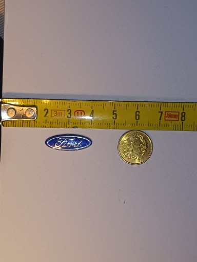 NÁLEPKA NA KĽÚČE ODZNAKU PRE FORD 21mm NÁHRADNÁ
