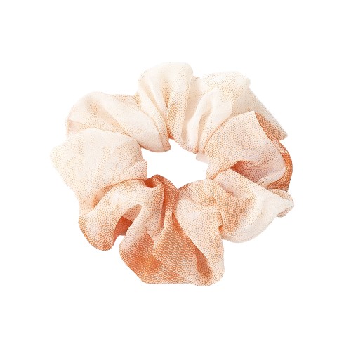 Gumička do vlasov scrunchie scrunchie, ombre, oranžová, farebná