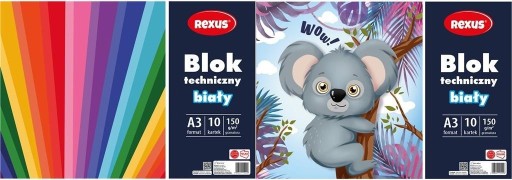TECHNICKÝ BLOK VEĽKOFORMÁT A3 10 LISTOV BIELY PAPIER