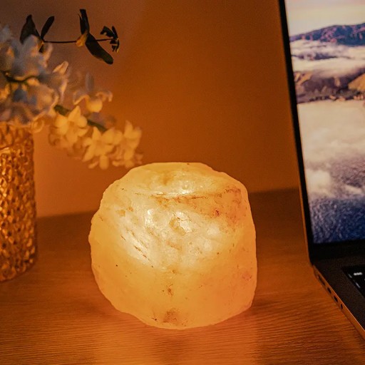 Soľný svietnik Soľná lampa prírodný ionizátor S