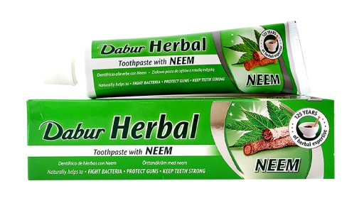 Pasta na odstraňovanie zubného kameňa NATURAL FLUORIDE FREE HERBAL DABUR 100ml
