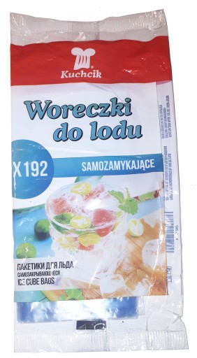 VEĽKÉ SAMOUZAVRÁVACIE vrecká na kocky ľadu
