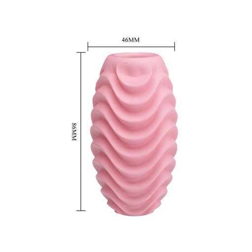 Vreckový masturbátor vášnivé obojstranné vajíčko Pretty Love EGG